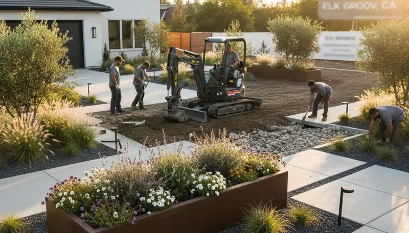 Landscaping services in Sacramento, CA for residential and commercial outdoor spaces