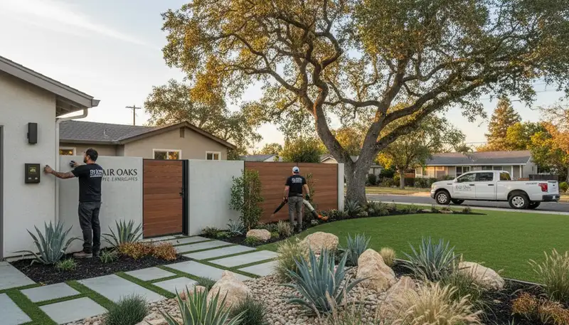 Sacramento CA landscaping services for residential and commercial yard maintenance