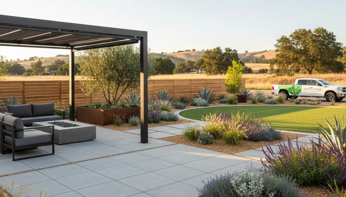 Sacramento, CA landscaping service for residential yard maintenance and landscape design