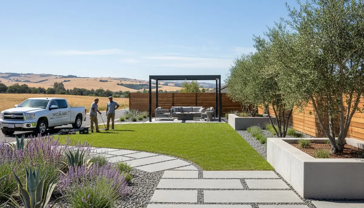 Landscaping service in Sacramento, CA for residential yard design and maintenance