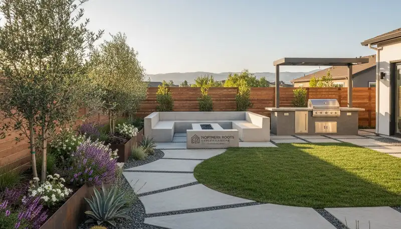 Landscaping service in Sacramento, CA for residential yard design and maintenance